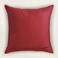 Embroidered  100% Polyester  Cushion Cover | 16x16inch | Coral