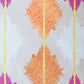 Embroidered Taffeta Patchwork Cushion Cover 16x16 Inch, Pink & Yellow