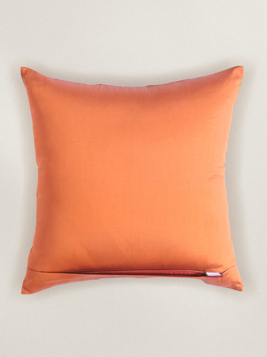 Pleated Taffeta cushion cover 18x18inch, Multicolor