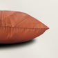 Pleated Taffeta Cushion Cover 18 Inch  x 18 Inch | Brown