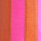 Taffeta Patchwork Cushion Cover 16x16 Inch, Pink & Orange