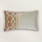 Embroidered Taffeta Cushion cover 12x20inch, Multicolor