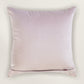 Embroidered Velvet Cushion Cover 16x16inch, Purple & Gold
