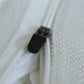 Polycotton Embroidered Cushion Cover 18x18inch, Beige