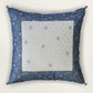 Brocade Patchwork Cushion Cover 16 Inch x 16 Inch | Blue