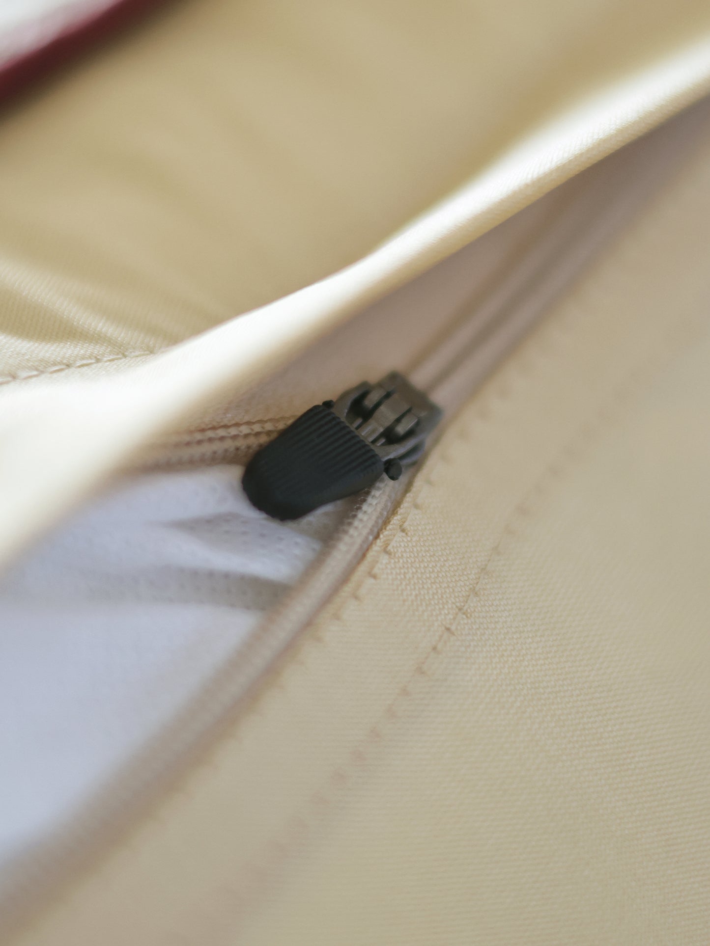 Hand Embroidered Cushion Cover 18 Inch x 18 Inch | Cord piping | Cream