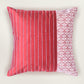 Pink Patchwork Cushion cover 16 Inch x 16 Inch