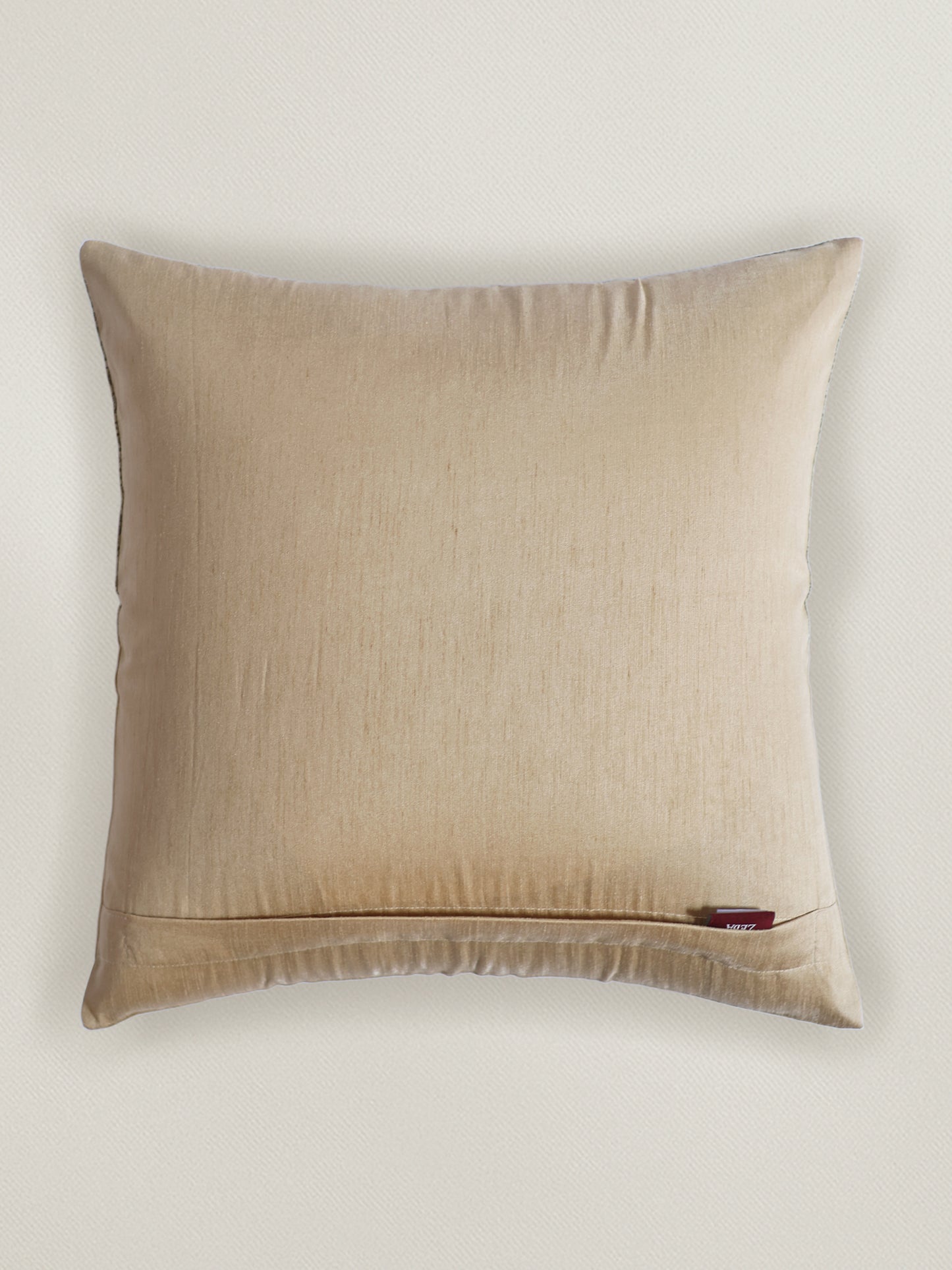 Patchwork Cushion Cover 16 Inch x 16 Inch with Tassels