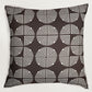 Brown Geometric Printed | 20x 20 inch Square Decorative Cushion Cover