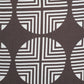 Brown Geometric Printed | 20x 20 inch Square Decorative Cushion Cover