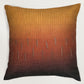 Golden & Rust Embroidered & Printed | 16 x 16 inch Square Cushion Cover