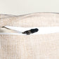 Brown & Beige Applique Embroidered | 16 x 16 inch Leather Cushion Cover