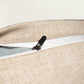 Black & White Embroidered | 12 x 22 inch Rectangular Cushion Cover