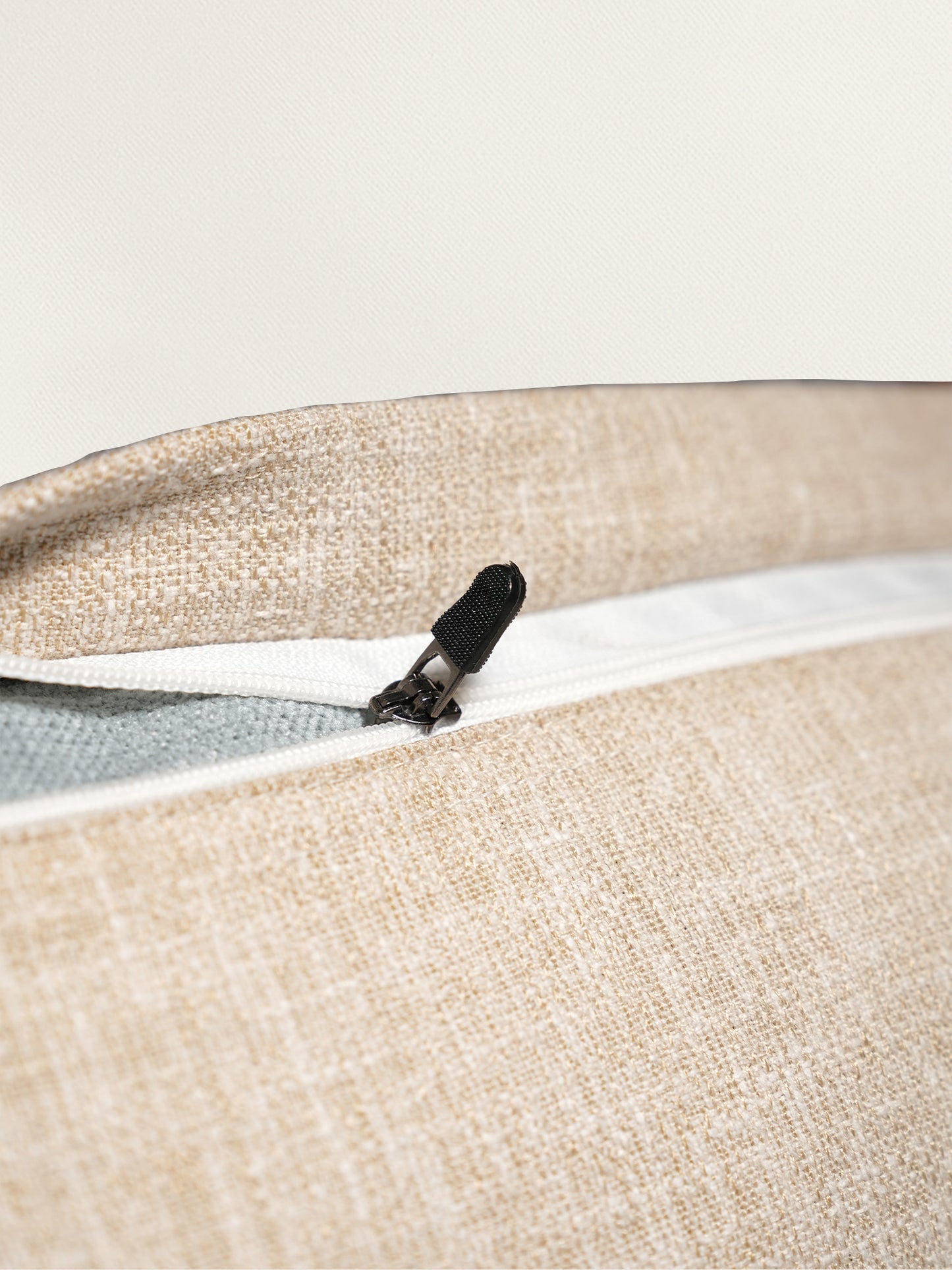 Black & White Embroidered | 12 x 22 inch Rectangular Cushion Cover