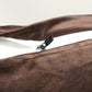 Brown Geometric Patchwork | 16 x 16 Inch Square Decorative Cushion Cover