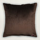 Brown Embroidered 16 x 16 inch | Square Decorative Cushion Cover