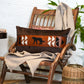 Brown Animal Applique | 12 x 22 inch Decorative Cushion Cover
