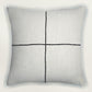 Off White Embroidered 16 x 16 inch | Square Decorative Cushion Cover