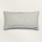 Brown & White Embroidered | 12 x 22 inch Rectangular Cushion Cover