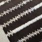Brown & White Embroidered | 12 x 22 inch Rectangular Cushion Cover