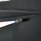 Leather Buckle Detail | 12 x 22 Black Cushion Cover