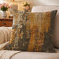Abstract Printed & Embroidered | 16 x 16 inch Linen Cushion Cover