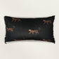 Animal Printed 12 x 22 inch | Fringe Edges | Velvet Cushion Cover