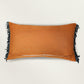 Animal Printed 12 x 22 inch | Fringe Edges | Velvet Cushion Cover
