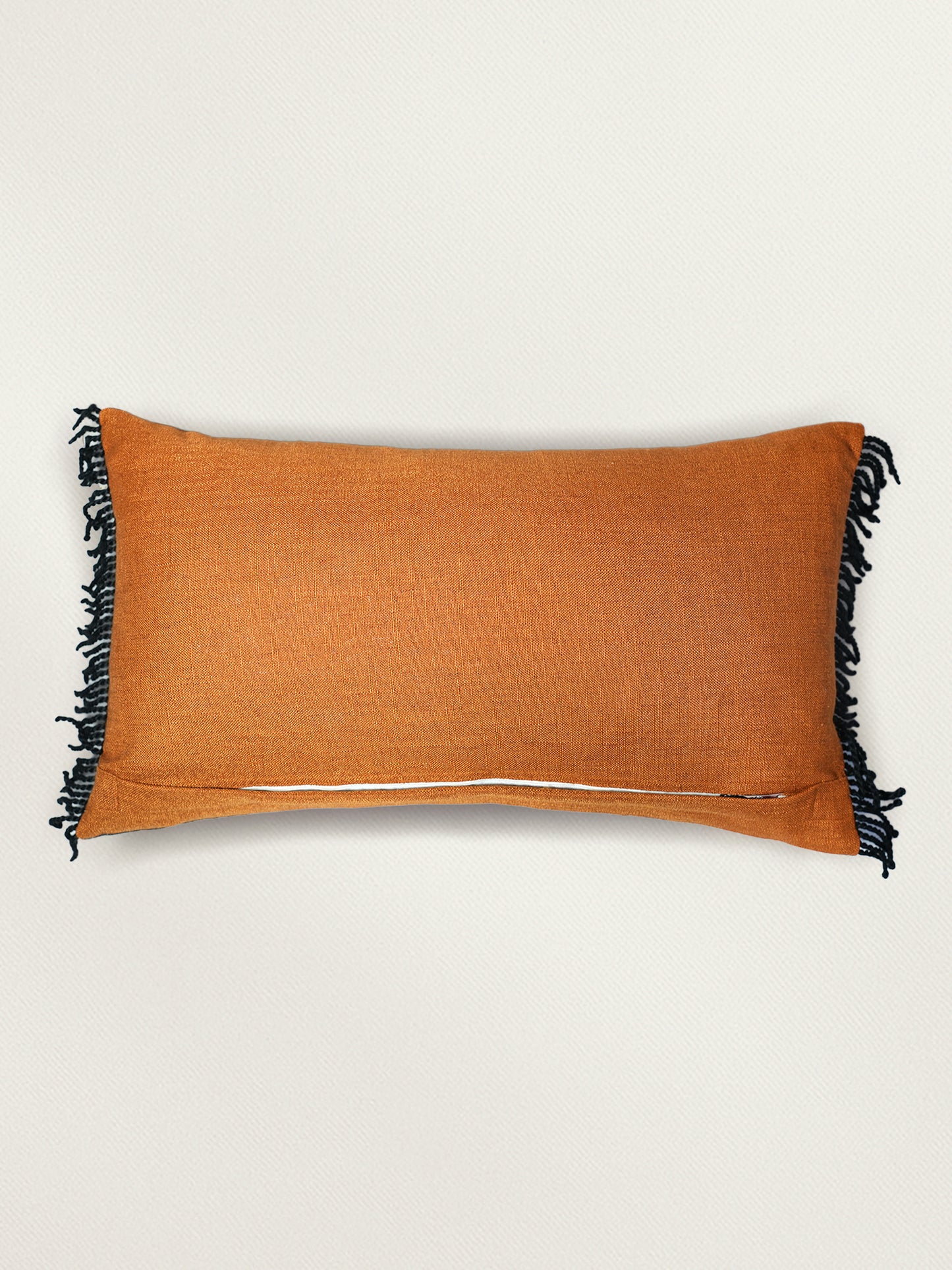 Animal Printed 12 x 22 inch | Fringe Edges | Velvet Cushion Cover