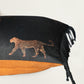 Animal Printed 12 x 22 inch | Fringe Edges | Velvet Cushion Cover