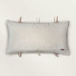 Applique Embroidered | 12 x 22 inch Linen Cushion Cover