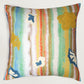 Abstract Leaf Embroidered Reversible |16 x 16 inch | Spring Summer Cushion Cover