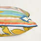 Abstract Leaf Embroidered Reversible |16 x 16 inch | Spring Summer Cushion Cover