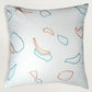 Orange & Blue Abstract Reversible | 16 x 16 inch | Spring Summer Cushion Cover