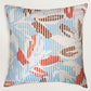 Floral Embroidered & Printed Reversible 16 x 16 inch | Spring Summer Cushion Cover