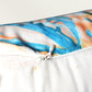 Blue Leaf Printed & Embroidered Reversible |16 x 16 inch| Spring Summer Cushion Cover