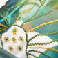 Floral Printed & Embroidered Reversible |16 x 16| Spring Summer Cushion Cover