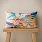 Floral Embroidered  Reversible | 12 x 22 inch | Spring Summer Cushion Cover