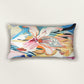 Floral Embroidered  Reversible | 12 x 22 inch | Spring Summer Cushion Cover