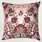 Floral Embroidered & Printed 18 x 18 inch | Velvet Cushion Cover