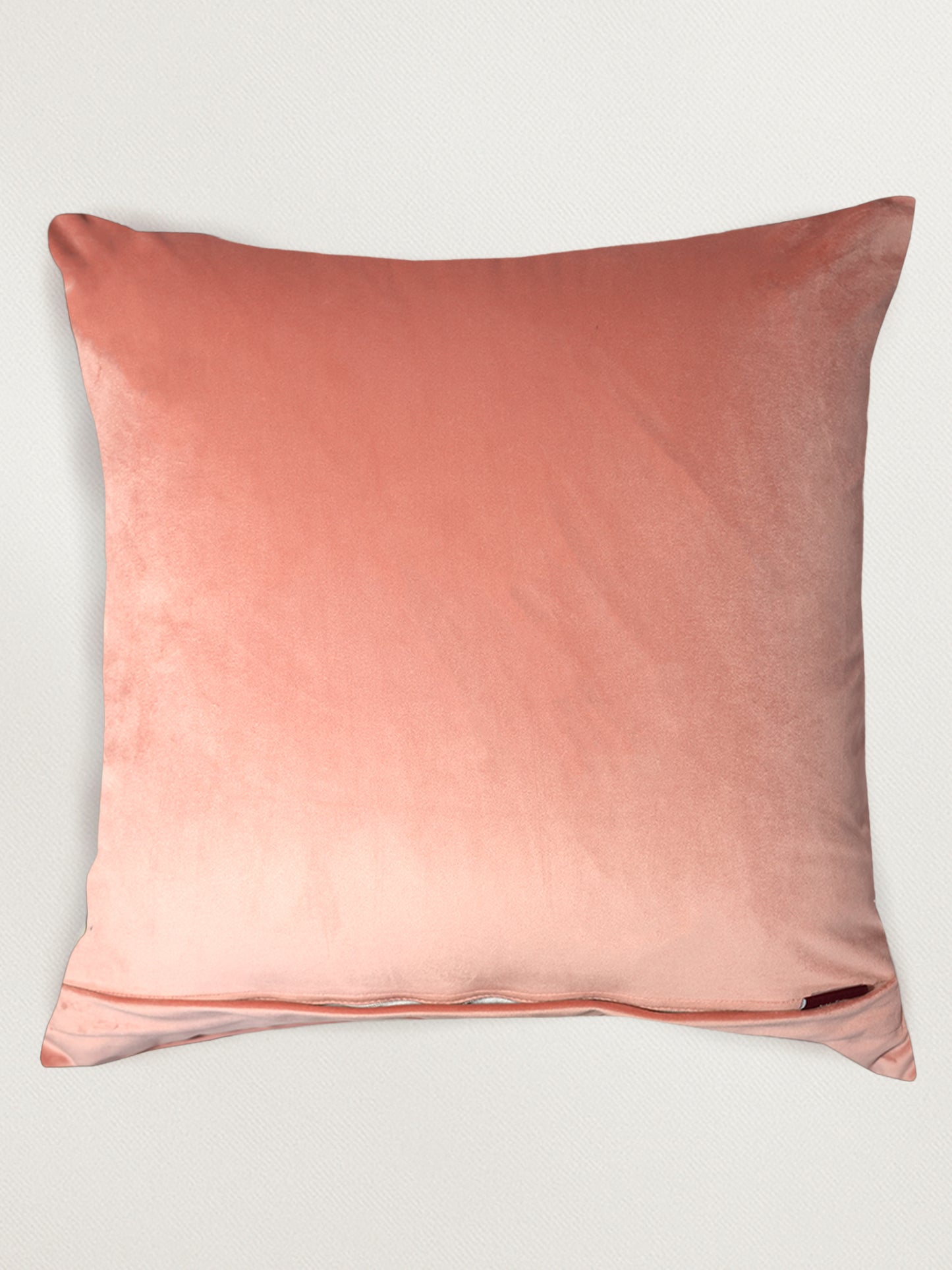 Floral Embroidered & Printed 18 x 18 inch | Velvet Cushion Cover