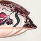 Floral Embroidered & Printed 18 x 18 inch | Velvet Cushion Cover