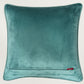 Floral Hand Embroidered & Printed | 16 x 16 inch Velvet Cushion Cover