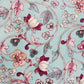 Floral Hand Embroidered & Printed | 16 x 16 inch Velvet Cushion Cover