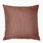 Brown Palm Tree Embroidered | 16 x 16 inch Polycotton Cushion Cover