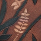 Brown Palm Tree Embroidered | 16 x 16 inch Polycotton Cushion Cover