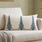 Floral Embroidered & Printed | 12 x 22 Velvet Cushion Cover