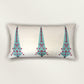 Floral Embroidered & Printed | 12 x 22 Velvet Cushion Cover