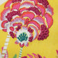 Abstract Floral Embroidered & Printed 12 x 22 inch | Linen Cushion Cover