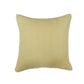 Cushion Cover for Sofa, Bed Cotton Blend with Cord Piping | Yellow - 16x16in(40x40cm) (Pack of 1)